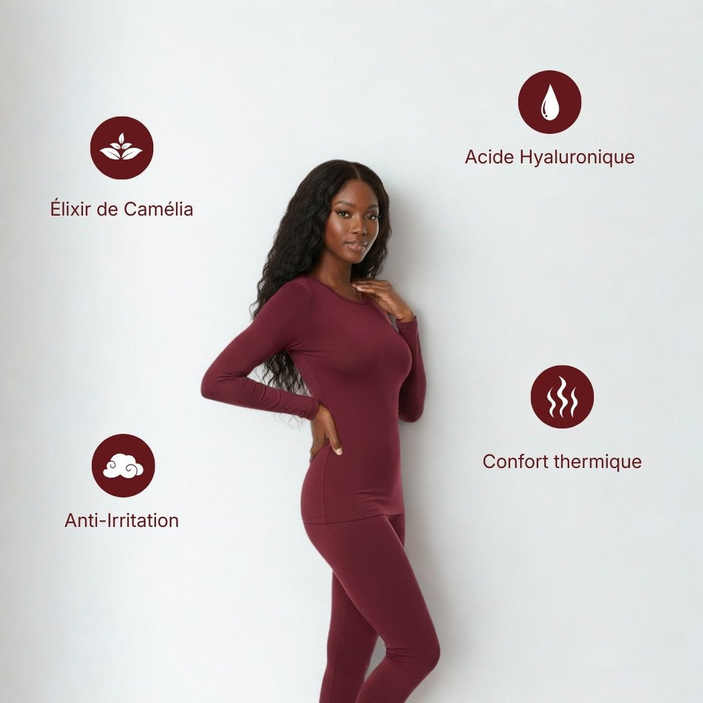 Ensemble thermique - effet seconde peau