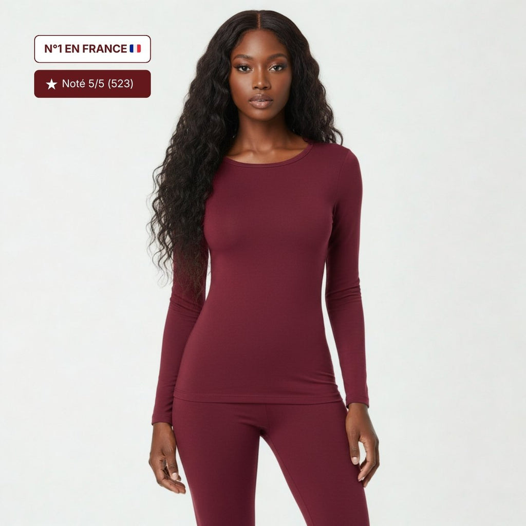 Ensemble thermique - effet seconde peau