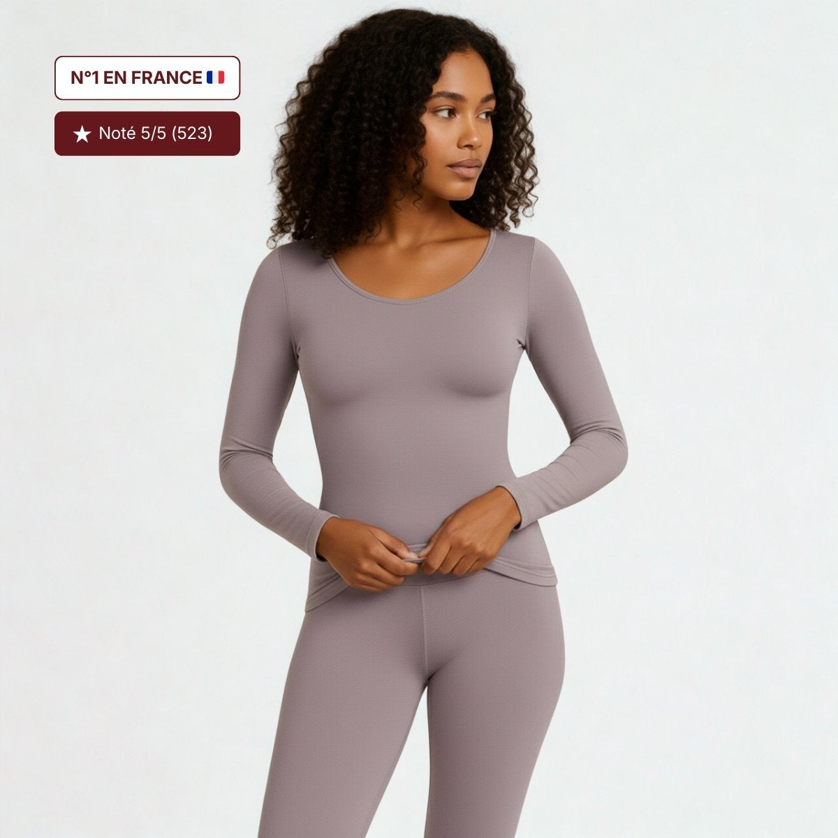 Ensemble thermique - effet seconde peau